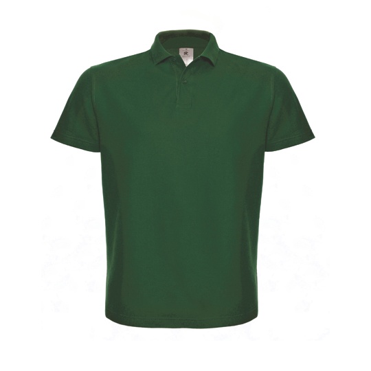 Koszulka Polo Klasyczna Bawelniana Pika BCPUI10 - Bottle Green