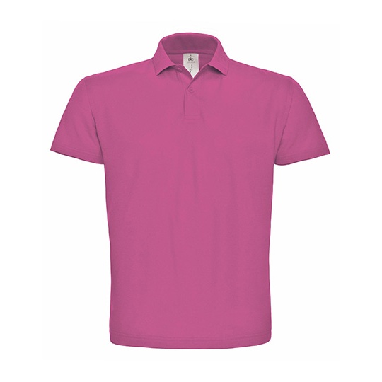 Koszulka Polo Klasyczna Bawelniana Pika BCPUI10 - Fuchsia