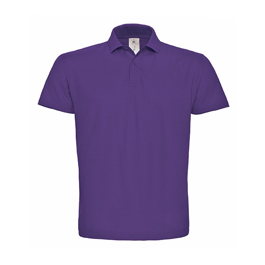 Koszulka Polo Klasyczna Bawelniana Pika BCPUI10 - Purple