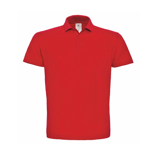 Koszulka polo unisex klasyczna krótki rękaw BCPUI10 - Red