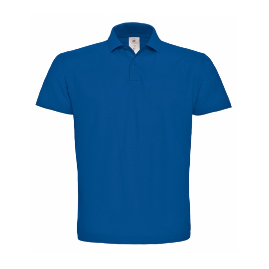 Koszulka Polo Klasyczna Bawelniana Pika BCPUI10 - Royal Blue