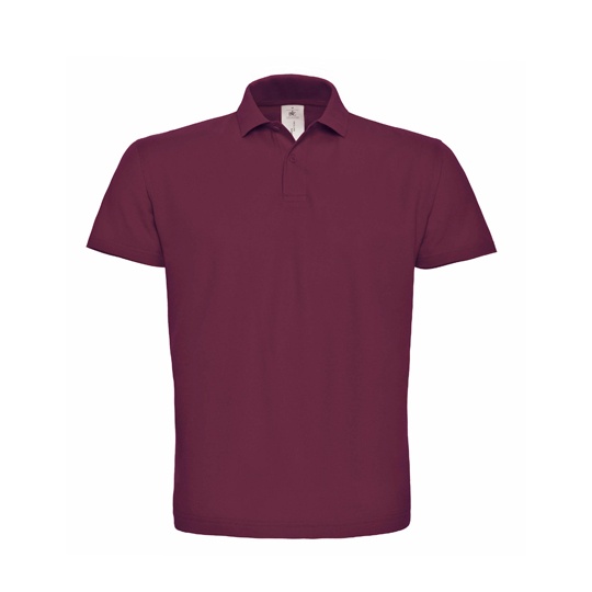 Koszulka Polo Klasyczna Bawelniana Pika BCPUI10 - Wine