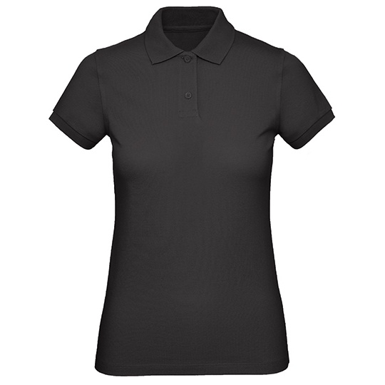 Koszulka Polo Damska Bawelniana Pika BCPW440 - Black