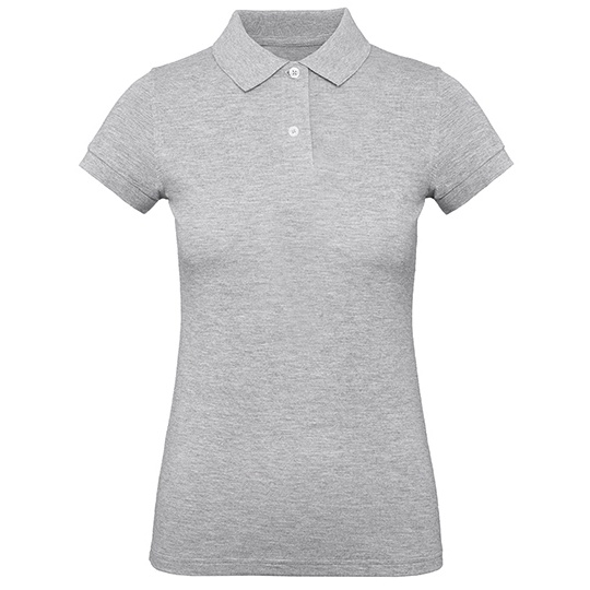 Koszulka Polo Damska Bawelniana Pika BCPW440 - Heather Grey