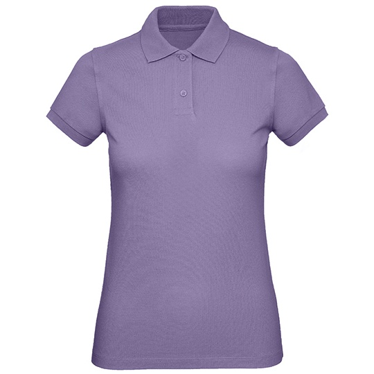 Koszulka Polo Damska Bawelniana Pika BCPW440 - Millennial Lilac