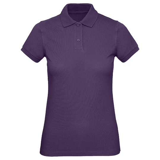 Koszulka Polo Damska Bawelniana Pika BCPW440 - Radiant Purple