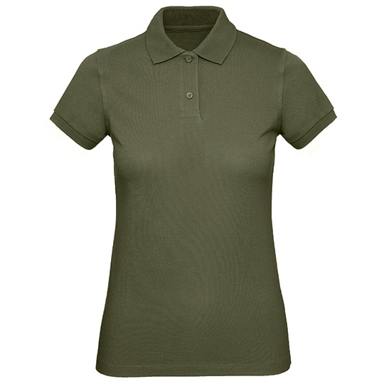 Koszulka Polo Damska Bawelniana Pika BCPW440 - Urban Khaki