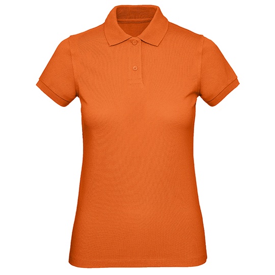 Koszulka Polo Damska Bawelniana Pika BCPW440 - Urban Orange