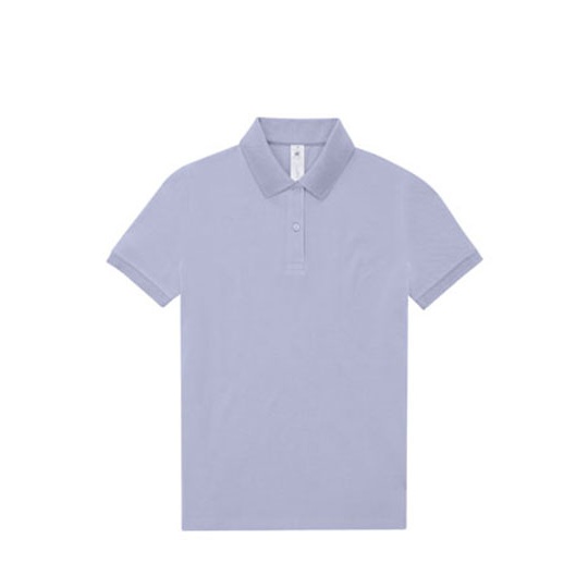 Koszulka Polo Damska Bawelniana Pique BCPW461 - Lavender