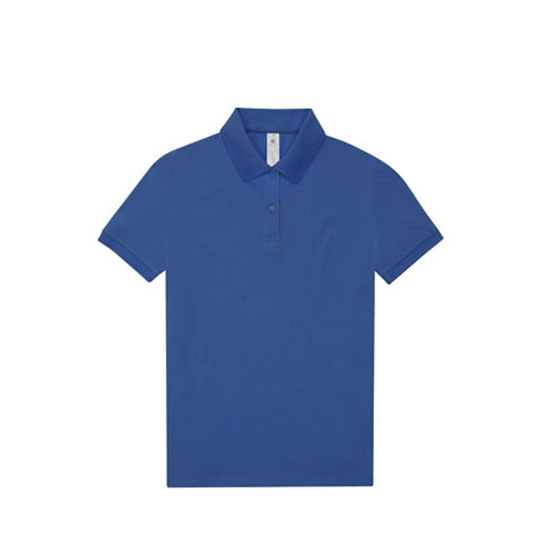 Koszulka Polo Damska Bawelniana Pique BCPW461 - Royal Blue