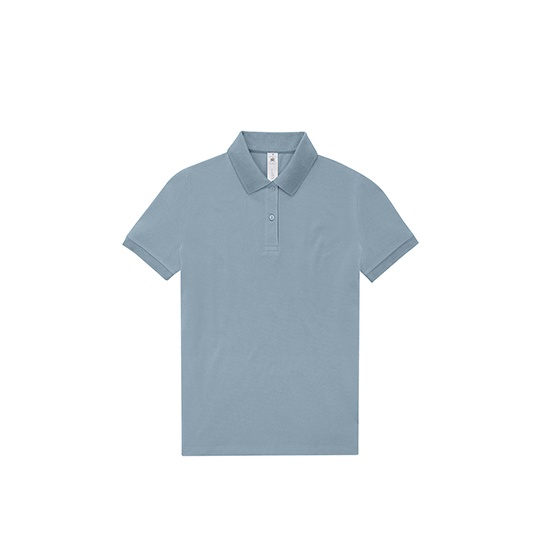 Koszulka Polo Damska Bawelniana Fine Piqué BCPW463 - Amalfi Blue