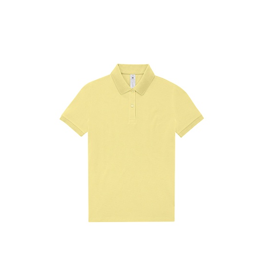 Koszulka Polo Damska Bawelniana Fine Piqué BCPW463 - Amalfi Yellow
