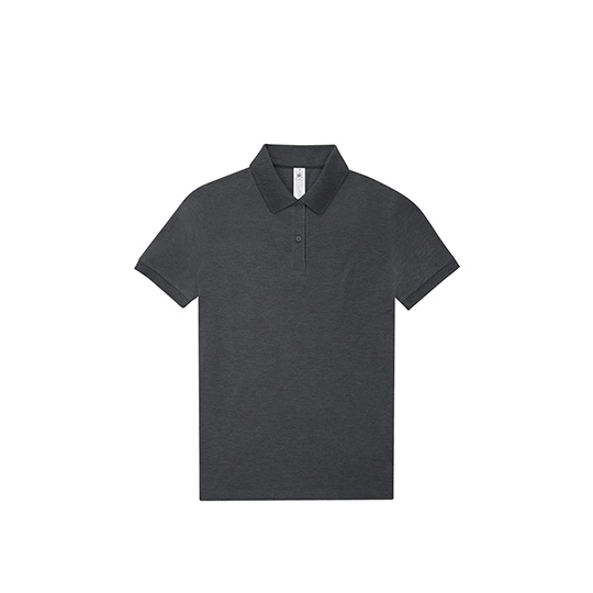 Koszulka Polo Damska Bawelniana Fine Piqué BCPW463 - Heather Tarmac