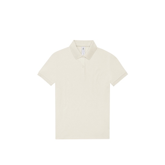 Koszulka Polo Damska Bawelniana Fine Piqué BCPW463 - Off White
