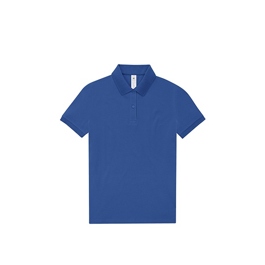 Koszulka Polo Damska Bawełniana Fine Piqué BCPW463 - Royal Blue