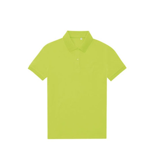 Koszulka Polo Klasyczna Pika Poliester Bawełna BCPW465 - Acid Lime
