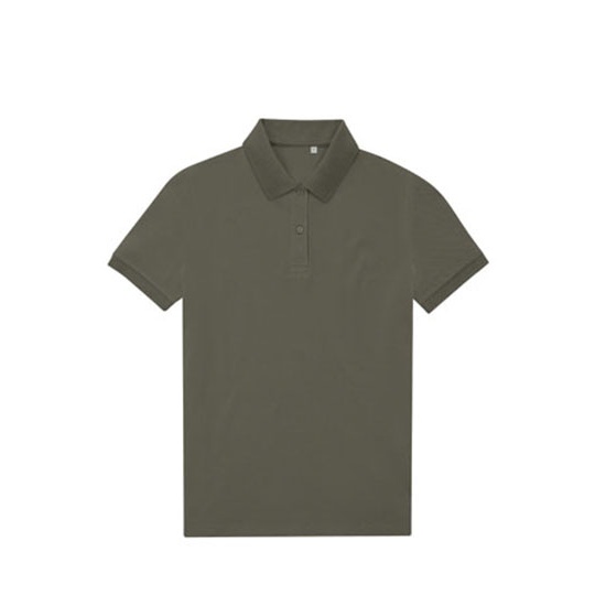 Koszulka Polo Klasyczna Pika Poliester Bawelna BCPW465 - Camo Green