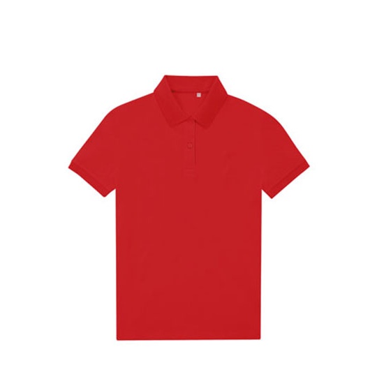 Koszulka Polo Klasyczna Pika Poliester Bawelna BCPW465 - Pop Tomato