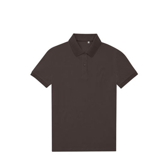 Koszulka Polo Klasyczna Pika Poliester Bawelna BCPW465 - Roasted Coffee