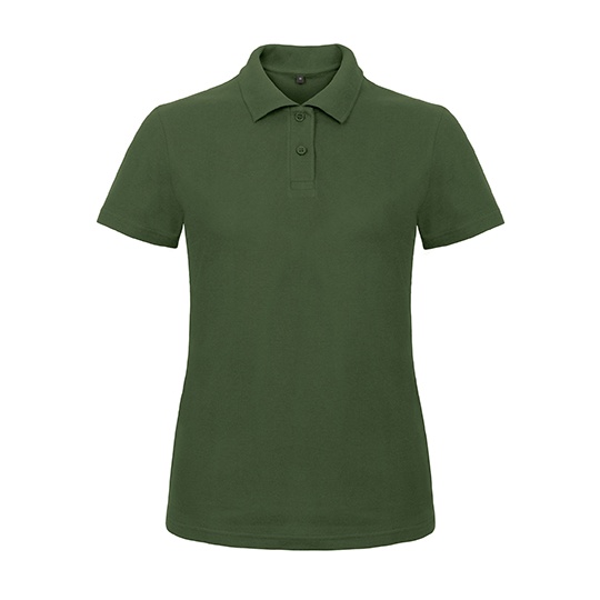 Damska koszulka polo slim BCPWI11 - Bottle Green