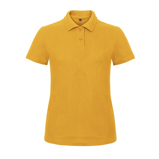 Damska koszulka polo slim BCPWI11 - Chili Gold