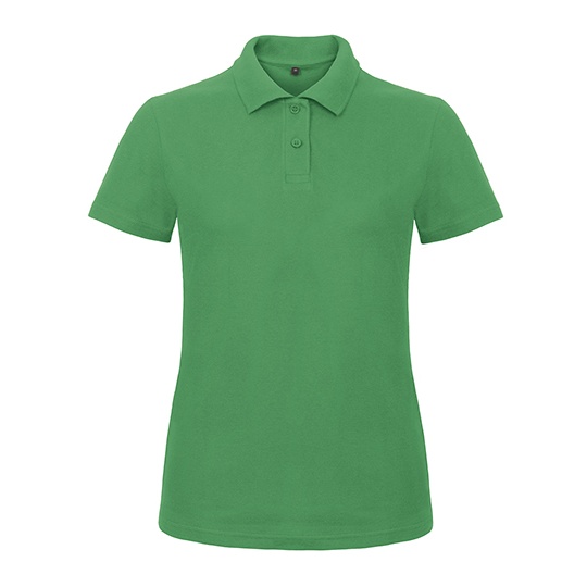 Damska koszulka polo slim BCPWI11 - Kelly Green