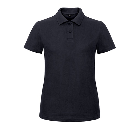 Damska koszulka polo slim BCPWI11 - Navy
