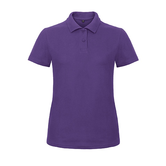 Damska koszulka polo slim BCPWI11 - Purple
