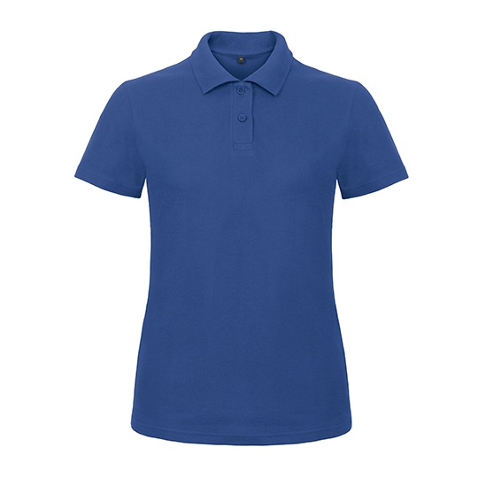 Damska koszulka polo slim BCPWI11 - Royal Blue