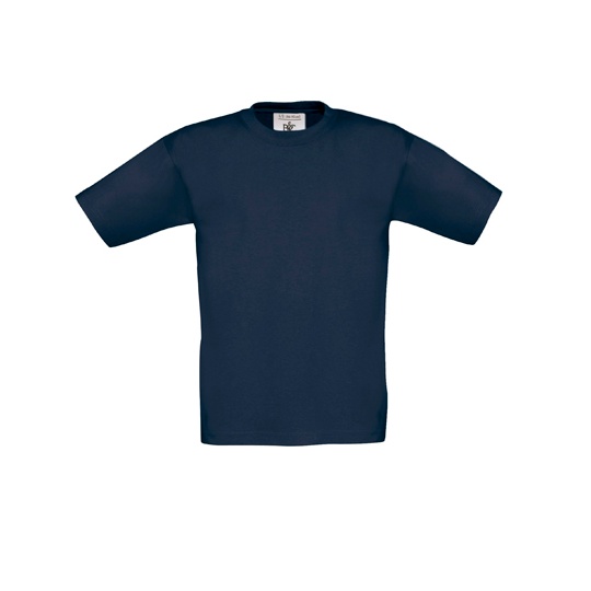 Koszulka Dziecieca Klasyczna Bawelniana BCTK300 - Light Navy