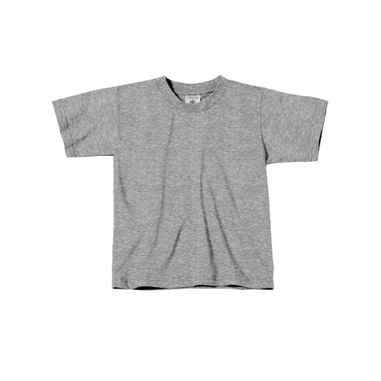 Koszulka Dziecieca Klasyczna Bawelniana BCTK300 - Sport Grey (Heather)