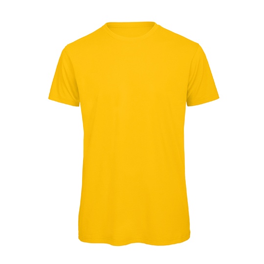 T-shirt Meski Klasyczny Bawelna Czesana BCTM042 - Gold