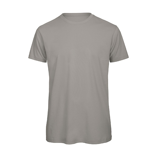 T-shirt Meski Klasyczny Bawelna Czesana BCTM042 - Light Grey