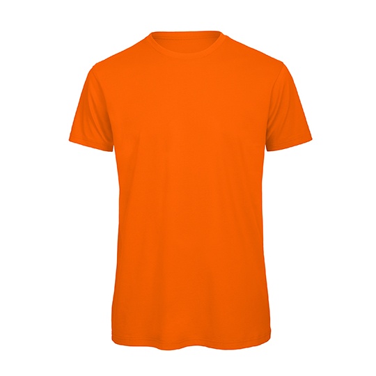 T-shirt Meski Klasyczny Bawelna Czesana BCTM042 - Orange
