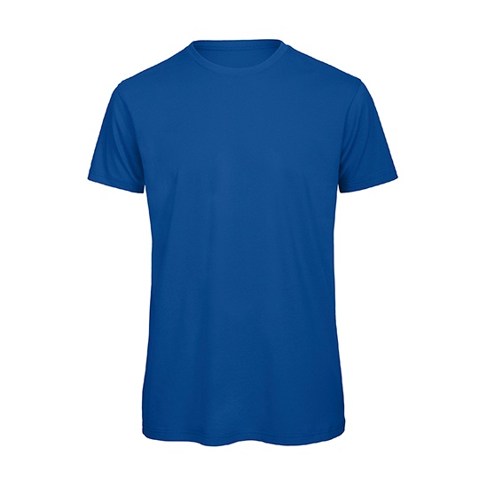 T-shirt Meski Klasyczny Bawelna Czesana BCTM042 - Royal Blue