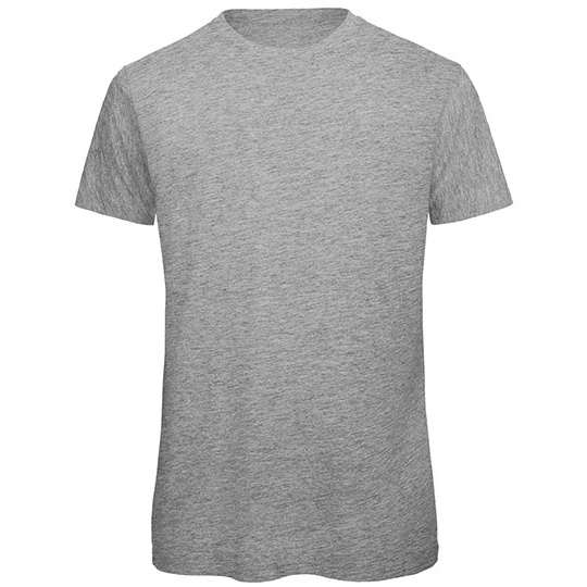 T-shirt Meski Klasyczny Bawelna Czesana BCTM042 - Sport Grey (Heather)