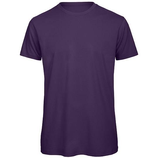 T-shirt Męski Klasyczny Bawełna Czesana BCTM042 - Urban Purple