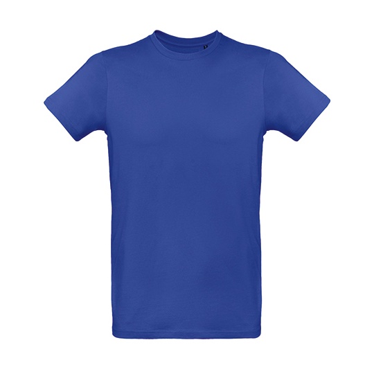 T-shirt Meski Klasyczny Bawelna Czesana BCTM048 - Cobalt Blue