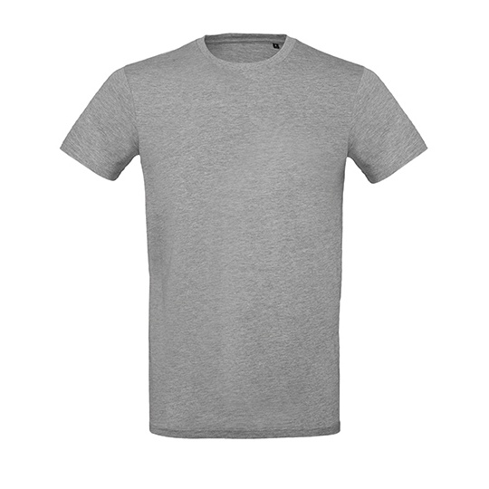 T-shirt Meski Klasyczny Bawelna Czesana BCTM048 - Sport Grey (Heather)