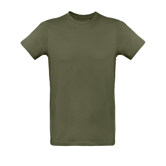 T-shirt Meski Klasyczny Bawelna Czesana BCTM048 - Urban Khaki