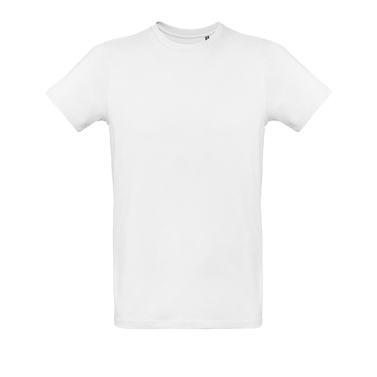 T-shirt Męski Klasyczny Bawełna Czesana BCTM048 - White