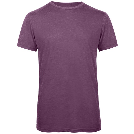 T-shirt Klasyczny Triblend Oddychający BCTM055 - Heather Purple