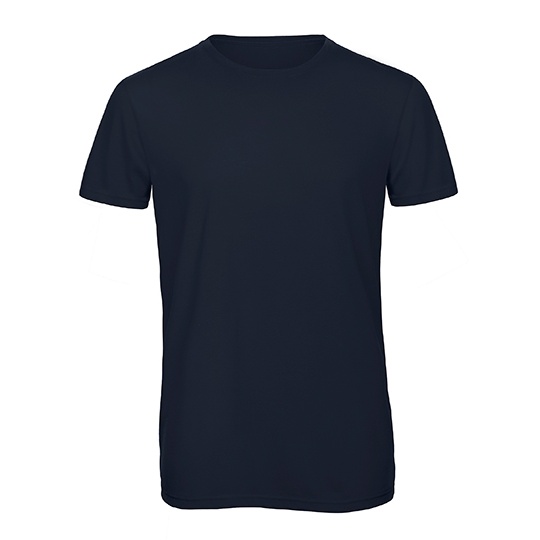 Męski T-shirt Triblend BCTM055 - Navy
