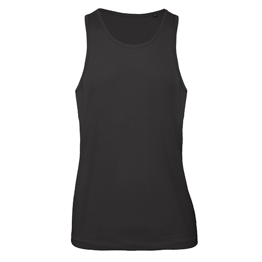Tank top meski Klasyczny Bawelna Organiczna BCTM072 - Black