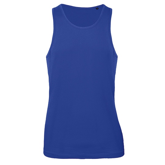 Tank top meski Klasyczny Bawelna Organiczna BCTM072 - Cobalt Blue