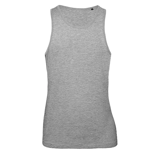 Tank top meski Klasyczny Bawelna Organiczna BCTM072 - Sport Grey (Heather)