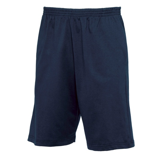 Szorty Meskie Slim Bawelniane z Elastycznym Pasem BCTM202 - Navy