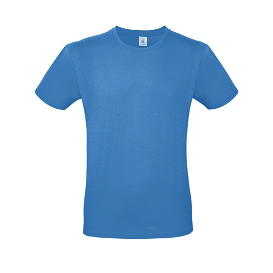 T-Shirt Klasyczny Bawelniany BCTU01T - Azure