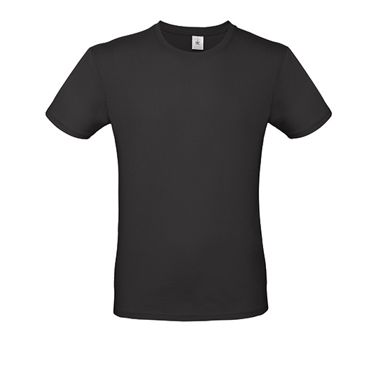 T-Shirt Klasyczny Bawelniany BCTU01T - Black