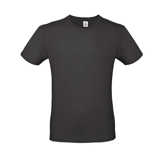 T-Shirt Klasyczny Bawelniany BCTU01T - Black Pure
